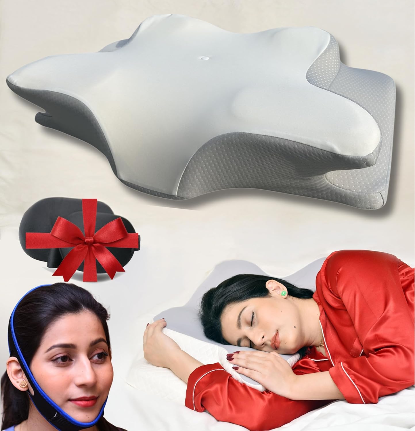 Cervical Pillow for Neck and Shoulder Support with armrest