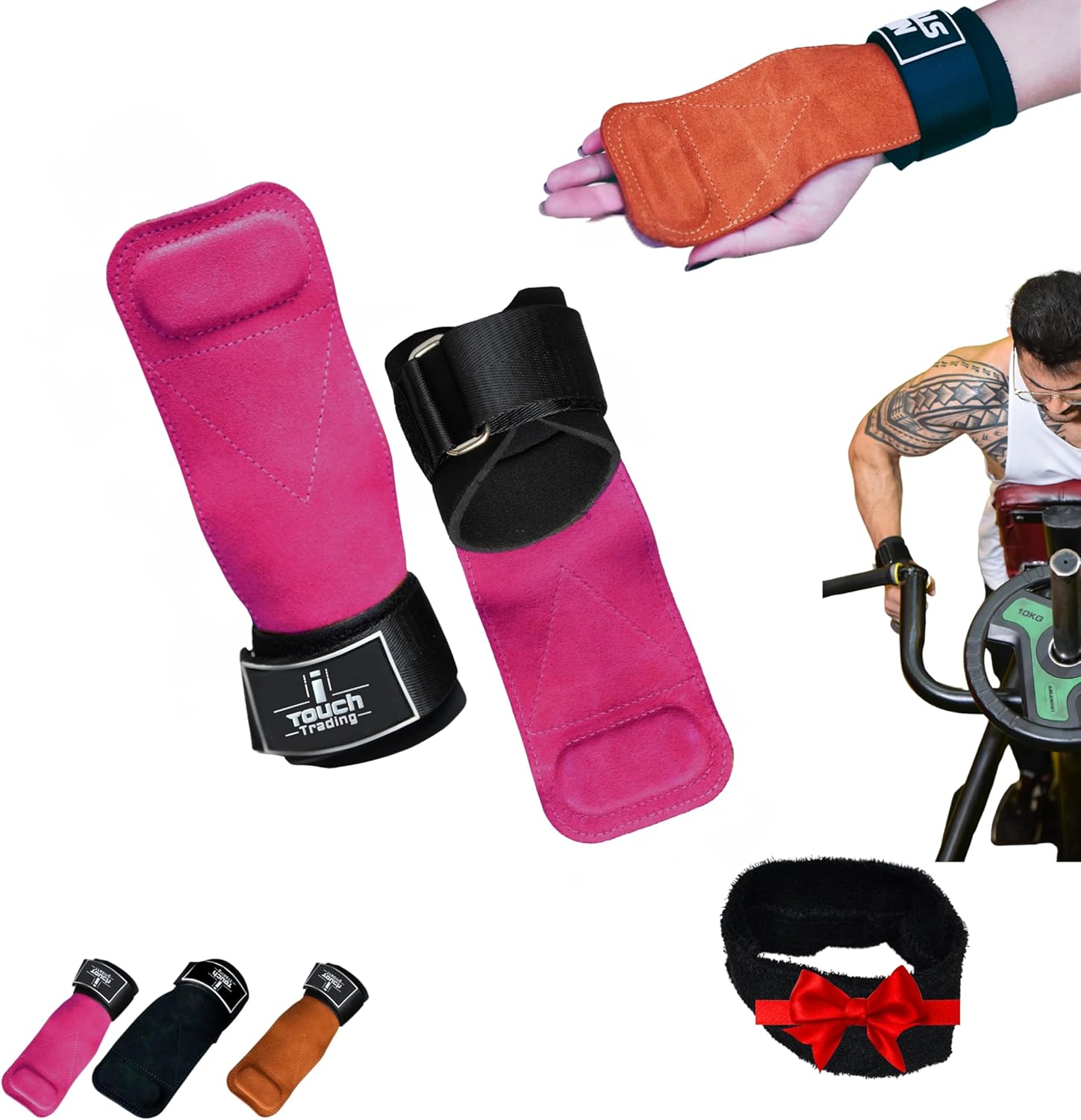 Weightlifting Wrist Straps with Cushion Wrist Loop