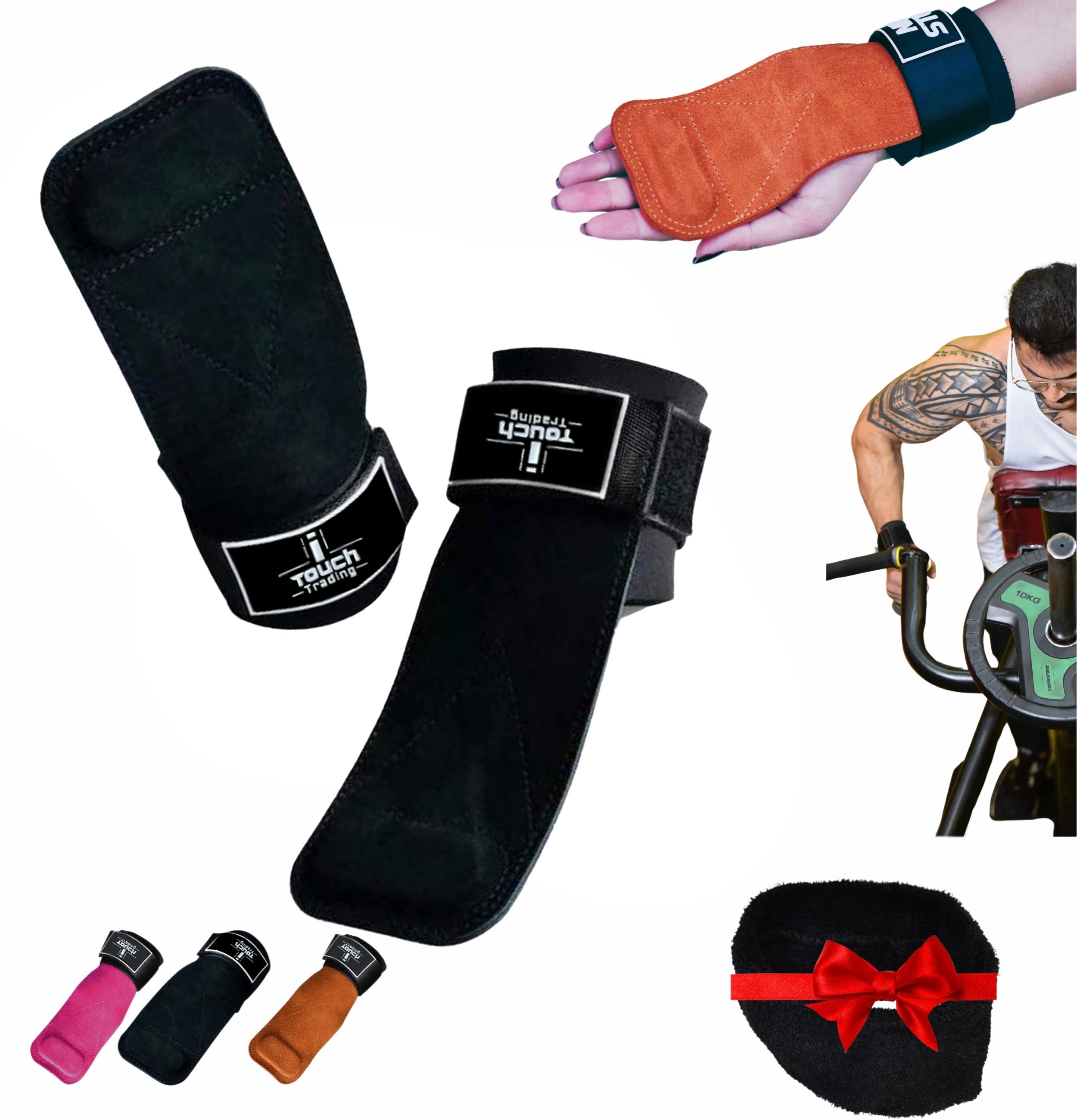 Weightlifting Wrist Straps with Cushion Wrist Loop