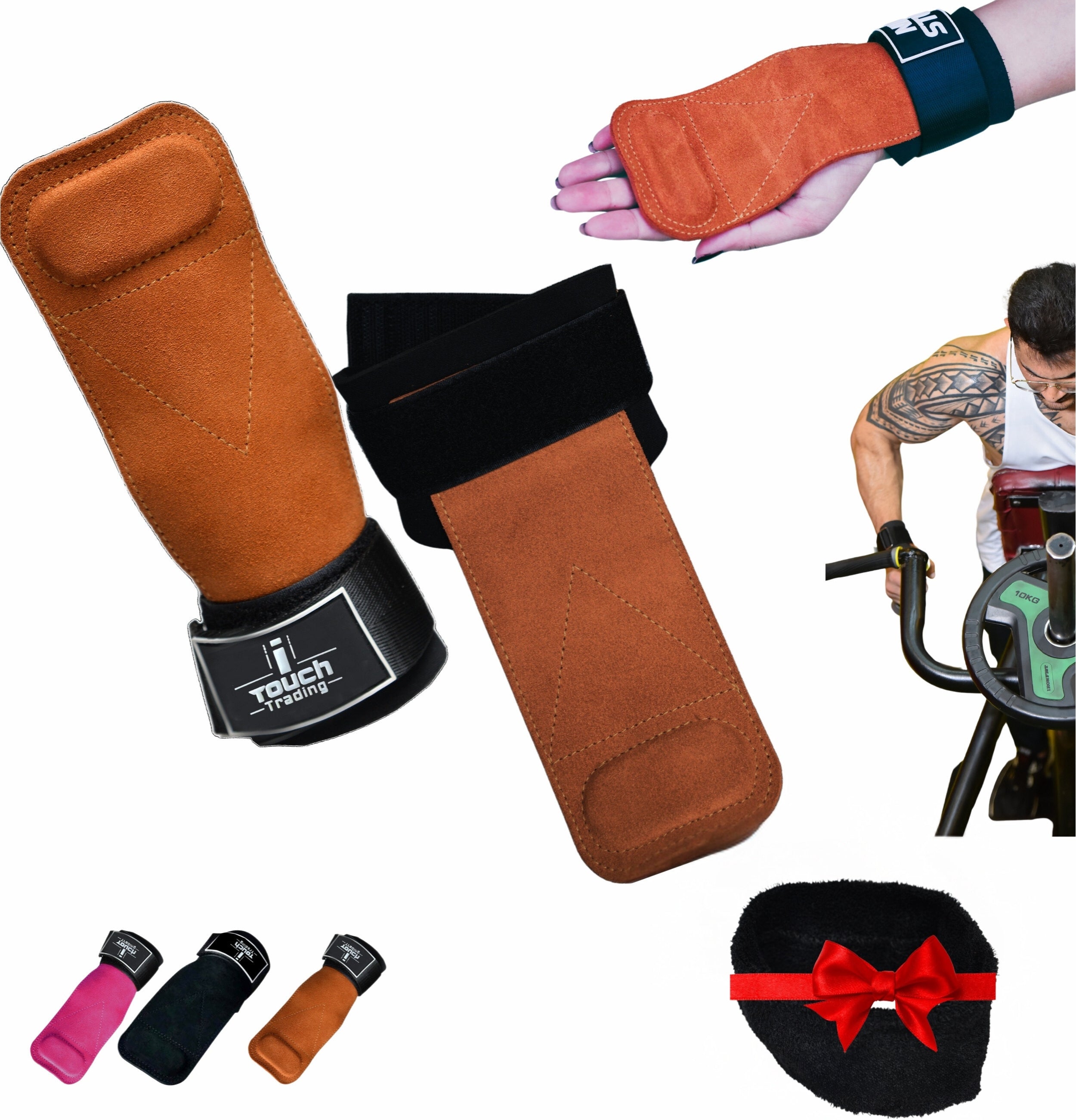 Weightlifting Wrist Straps with Cushion Wrist Loop